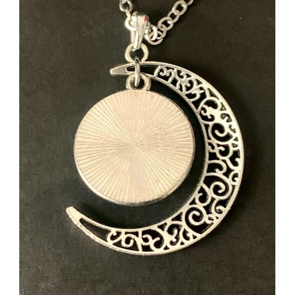Aries Zodiac Sign Horoscope Pendant Necklace Silver Tone - Picture 4 of 8